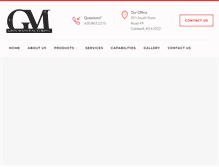 Tablet Screenshot of ginnmfg.com
